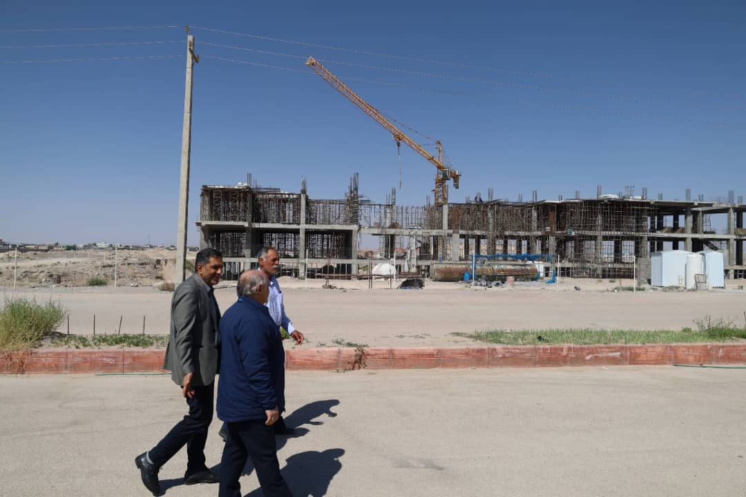 بازدید مدیرعامل شرکت مهندسی نیپک از پروژه هتل مجتمع شهربابک