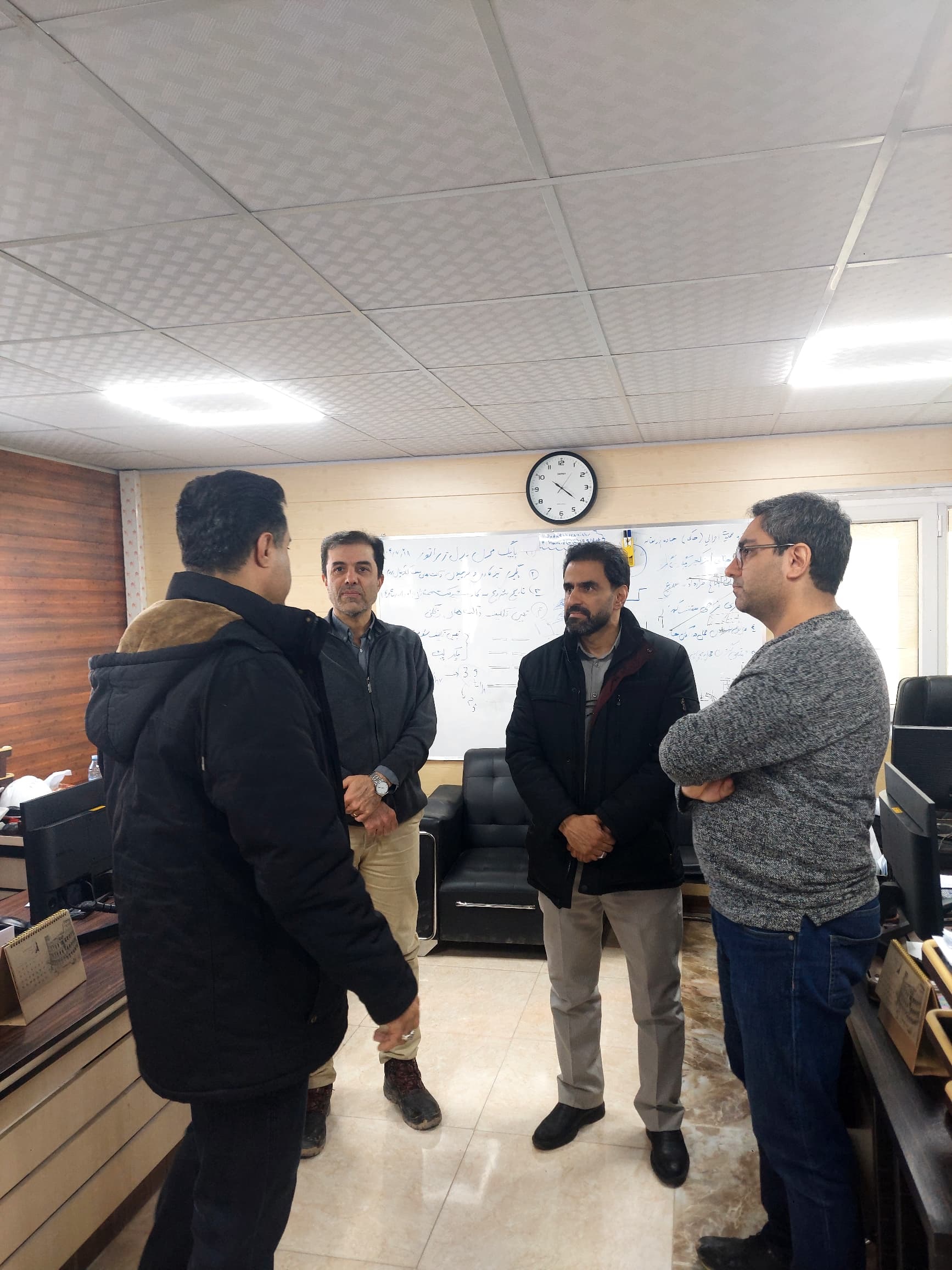 نشست فنی مدیر مجتمع مس دره‌آلو با عوامل اجرایی شرکت مهندسی نیپک