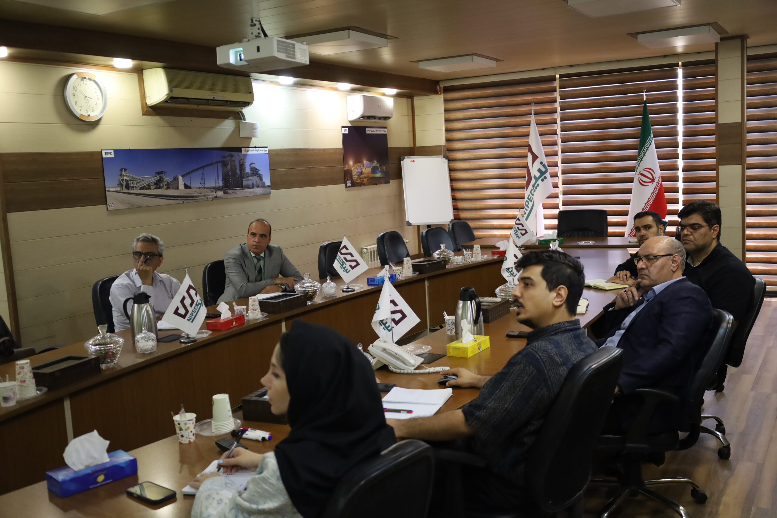 برگزاری جلسه مشترک فنی با شرکت صنایع مس طارم