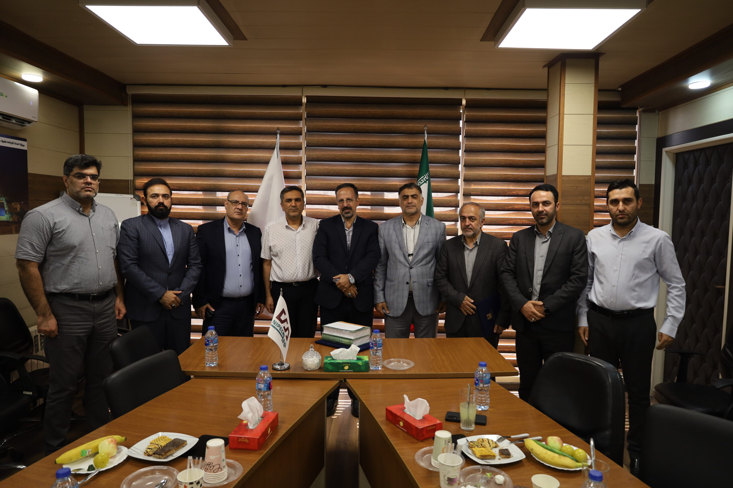 مراسم تودیع و معارفه مدیر حراست شرکت مهندسی نیپک
